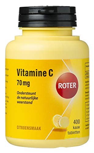 ROTER Vitamina C 70mg. 400comp, Negro, Estandar