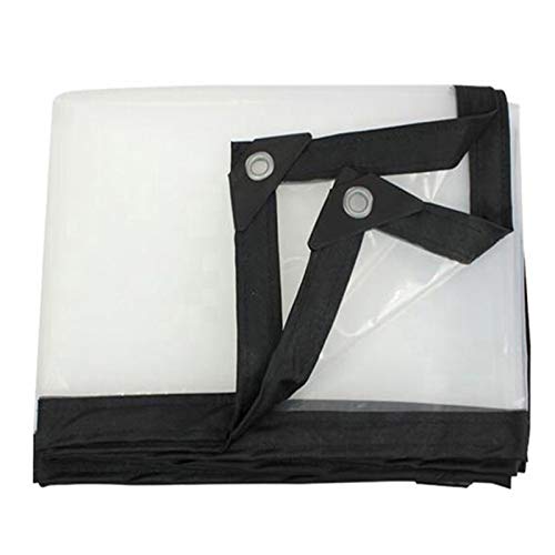 SAC d'épaule Transparente Impermeable Tela Impermeable, Espesado al Aire Libre Cubierta de la Lluvia, Ventana Tela Impermeable, Resistente al Agua y Protector Solar, Envoltura del sacador,1x1m