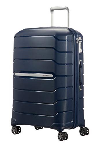 Samsonite Flux Spinner M Maleta Expansible, 68 cm, 85 L, Azul (Navy Blue)