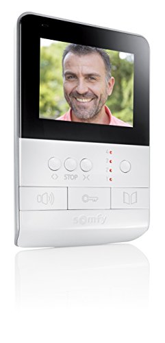 Somfy 2401384, Monitor adicional v100, videoportero 2 hilos, añade un segundo monitor a tu instalación, Control de hasta 5 motores Somfy RTS a distancia