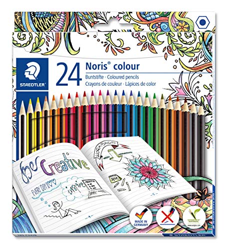 Staedtler Noris Colour - Paquete de 24 lápices de colores