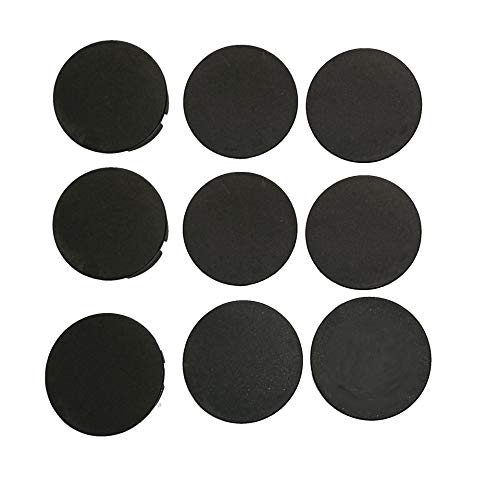 STECKEL - Tapa protectora contra el polvo para enchufes Schuko, 9 unidades, color negro