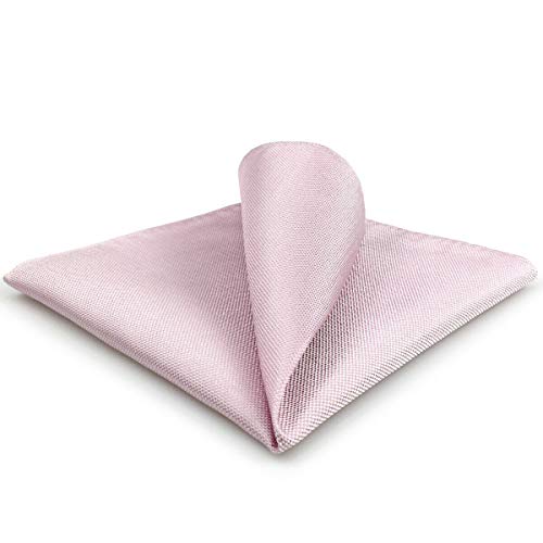 S&W SHLAX&WING Color Sólido Pink Herren Einstecktücher Boda Hykerchief