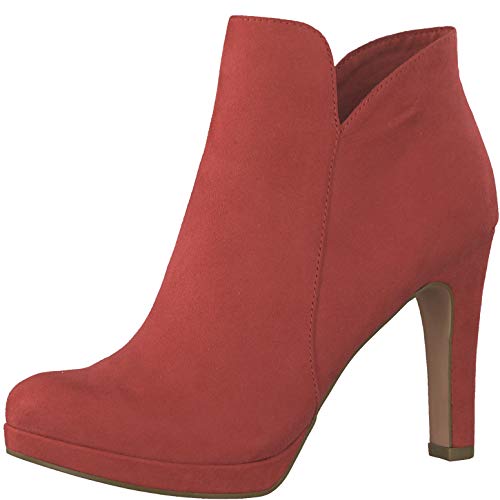 Tamaris 1-1-25316-22 Mujer Ankle Boots,Botas,Media Botas,Tacón Alto,Sexy,Femenino,Touch-IT,Lipstick,36 EU