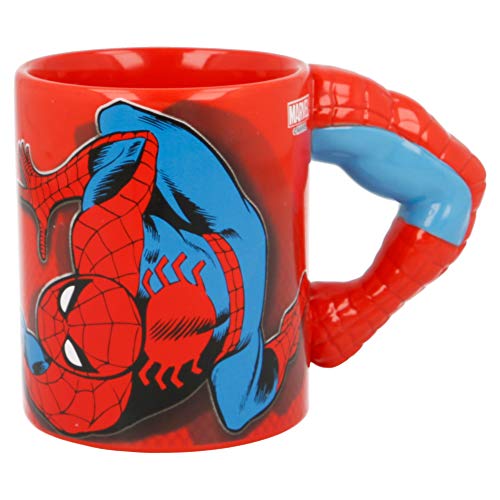 TAZA CERAMICA 3D 330 ML | BRAZO SPIDERMAN