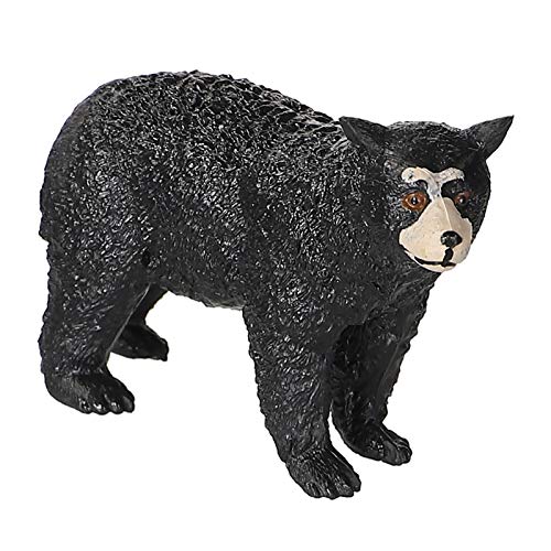 TOYANDONA Oso Modelo Juguete Realista Figura de Oso Ajuste de Escritorio Ornamental Bosque Animal Escultura Juguete Educativo Juguete de Regalo de Cumpleaños para Niños