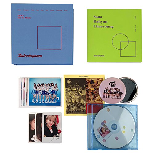 TWICE 1st Album - TWICETAGRAM [ C Ver. ] CD + Booklet + Cover Sticker + Photocards + Jewel Case + FREE GIFT / K-pop Sealed