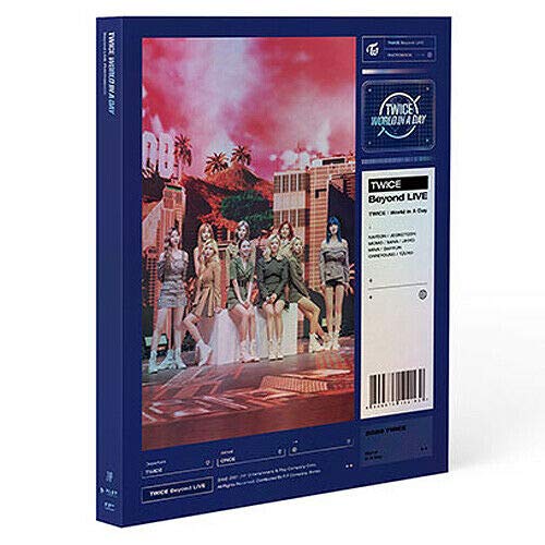 TWICE [BEYOND LIVE:WORLD IN A DAY] PHOTO BOOK+10ea Card K-POP SEALED+TRACKING CODE