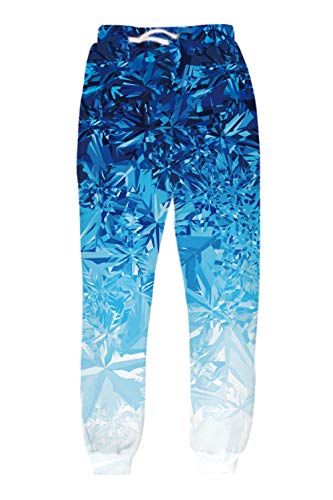 Uideazone - Pantalones de Deporte Unisex con impresión 3D para Hombre, Pantalones Casuales, para Correr, Gimnasio, Correr, Traning