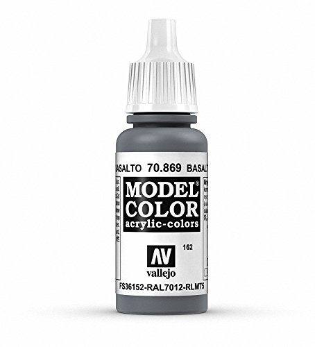 Vallejo Model Color Pintura Acrílica, Gris (Basalt Grey), 17 ml