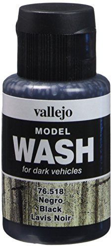 Vallejo Model Color - Pintura de Lavado (35 ml), Color Negro