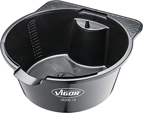 Vigor V6300-13 - Depósito de agua de aceite (capacidad: 13 l), color negro