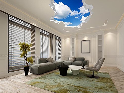 Vinilo Decorativo para Techo Cielo y Nubes | Varias Medidas 155x131cm | Pegatina Adhesiva Decorativa de Diseño Elegante