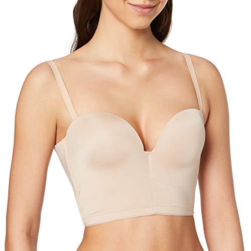 Wonderbra Ultimate Backless Soutien-Gorge Avec Armatures Sujetador con Aros, Beige (Beige 007), 85E para Mujer