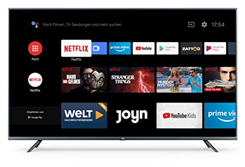 Xiaomi Mi LED TV 4S 139,7 cm (55") 4K Ultra HD Smart TV WiFi Negro LED TV 4S, 139,7 cm (55"), 3840 x 2160 Pixeles, LED, Smart TV, WiFi, Negro