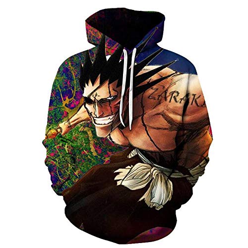 XiaoShuFC Parca, Sudaderas con Capucha Unisex De Manga Larga para Hombre Sudaderas con Capucha 3D