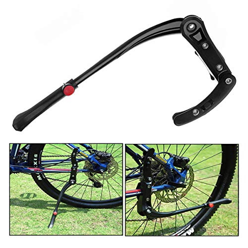 Xrten Pata de Cabra para Bicicleta Aluminio Universal Soporte Bicicleta Ajustable Caballete Lateral