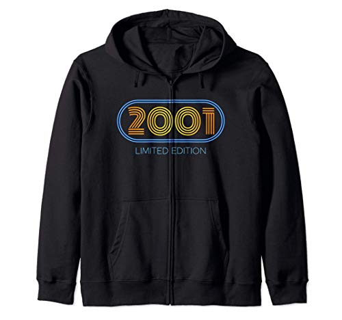 20 Años Cumpleaños Chico Chica Regalo Deco Divertido 2001 Sudadera con Capucha