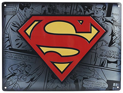 ABYstyle - DC Comics - Placa de Metal - Superman (28x38)