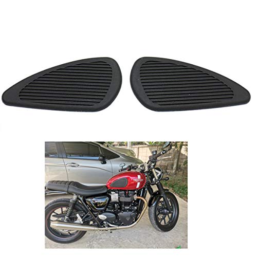 Adhesivo para depósito de motocicleta, retro, universal, protector de goma