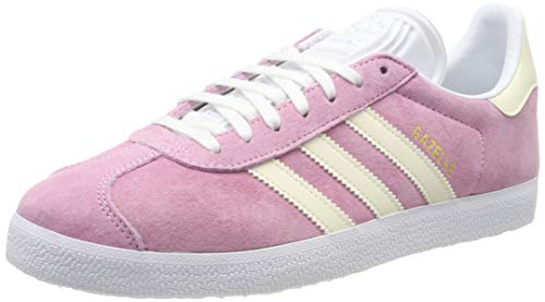 adidas Gazelle W, Zapatillas de Gimnasia Mujer, Rosa True Pink Ecru Tint S18 FTWR White True Pink Ecru Tint S18 FTWR White, 36 2/3 EU