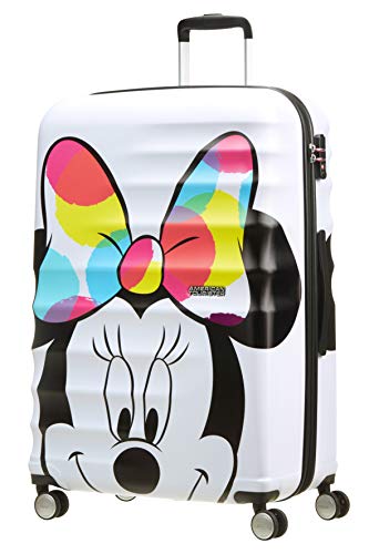 American Tourister Disney Wavebreaker - Maleta Infantil, Spinner L (77 cm - 96 L), Multicolor (Minnie Close-Up)