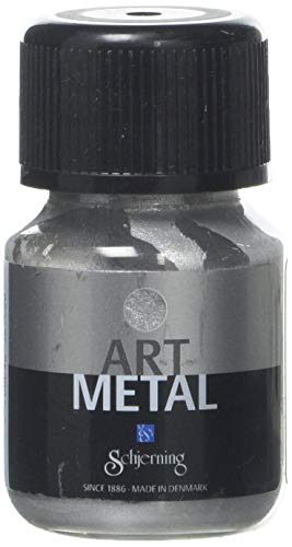 Art Metal - Pintura metalizada (30 ml), color plateado