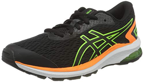 Asics GT-1000 9 GS, Zapatos para Correr, Black/Green Gecko, 36 EU