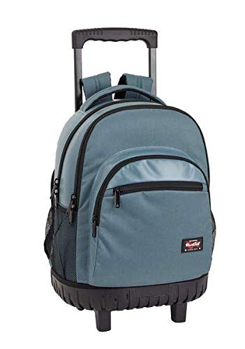 BlackFit8 Gray Oficial Mochila Escolar Grande Con Ruedas 320x140x460mm