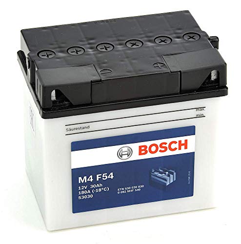 Bosch M4F54 Batería motocicleta 53030 - 12V Plomo 30A/h-300A