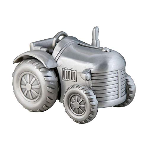 Brightz Regalos creativos del Metal pequeña en Las Cuatro Ruedas del Tractor Hucha Planter Cambio Hucha Muebles Decoración for niños con Estilo y Hermoso