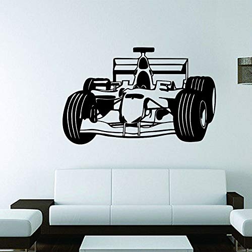 Calcomanías de pared para autos deportivos speed racing fórmula vinilo pegatinas para ventanas niños niños dormitorio sala de juegos garaje decoración de interiores papel tapiz