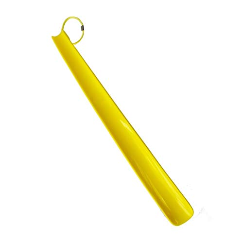 Calzador de plástico para zapatos, 43 cm, Amarillo, Mobiclinic