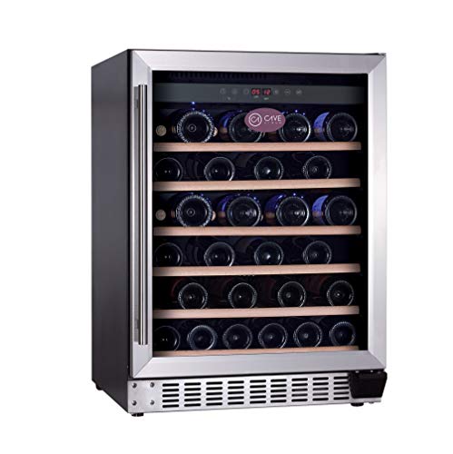 Cavevinum Vinoteca encastrable para Cocina bajo encimera 46 Botellas CV-46-E