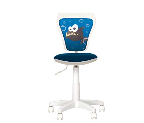 Chaise-Expert Ministyle Silla de escritorio infantil Giratoria 360°. Altura regulable. Respaldo regulable en altura, asiento regulable en profundidad.