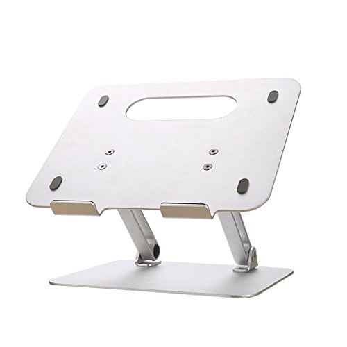 Chun Li Soporte de enfriamiento del cuaderno, computadora de escritorio de Apple Mac Mesa de aluminio plegable del escritorio del ordenador portátil del Anti-Cervical, de la aleación de aluminio, 150m