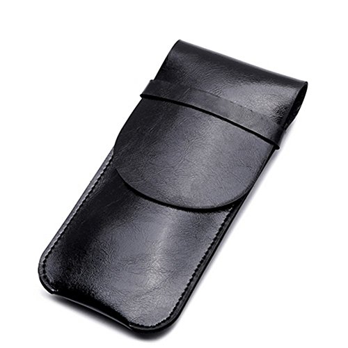 Cosanter Estuche Bolso de Funda de Piel Caso de Protección de la Pluma Color Negro