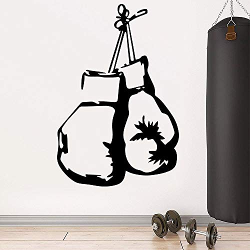 Crjzty Vinilo Motivadoras 57X85Cm Nuevo Boxeo Adhesivos De Pared Decoración para El Hogar Decoración PVC Tatuajes De Pared Decoración Accesorios Gimnasio Decoración Mural