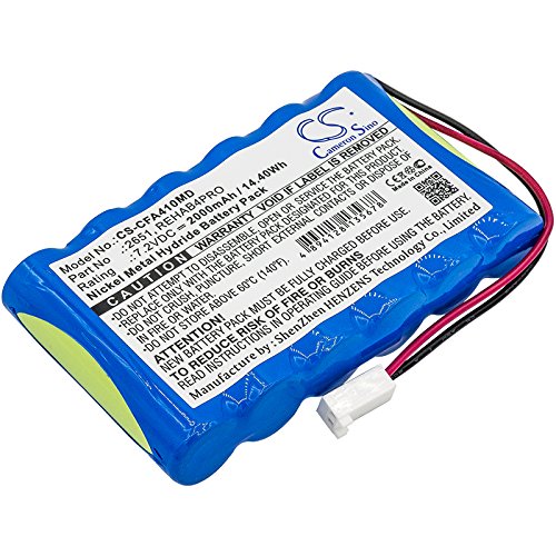 CS-CFA410MD Batería 2000mAh Compatible con [CEFAR] Activ 4, Bodymax Trainer (NGSF4), Myo 4, Rehab 4 Pro sustituye 2651, REHAB4PRO