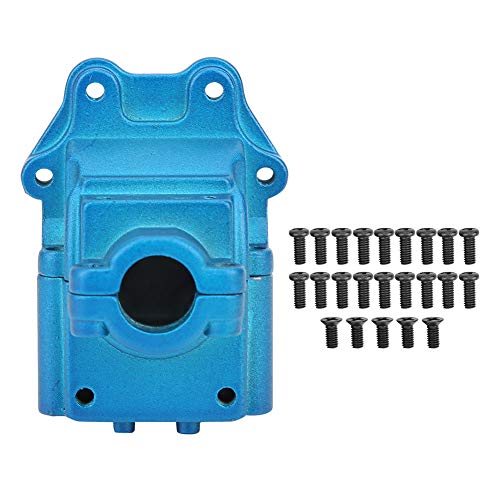 Cubierta de Caja de Cambios RC, Piezas de actualización de la Carcasa de la Cubierta Inferior Superior de la Caja de Cambios Duradera aptas para el Modelo de Coche RC WLtoys 144001(Azul)