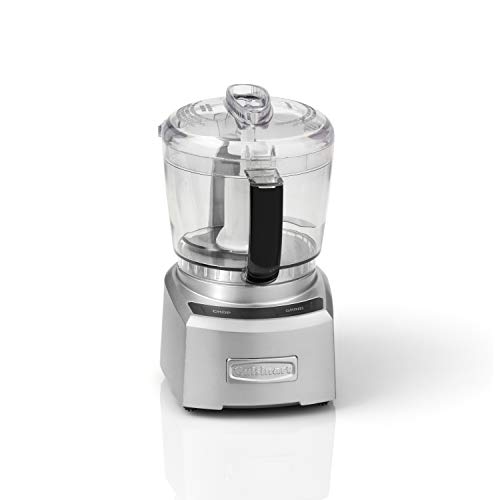 CUISINART CH4DCE Mini Picadora Eléctrica Multifunción con 900 ml capacidad, Cuchillas de acero inoxidable para Picar, Moler, Triturar y Hacer Puré. Potencia 250W, Apto para Lavavajillas, Compacto