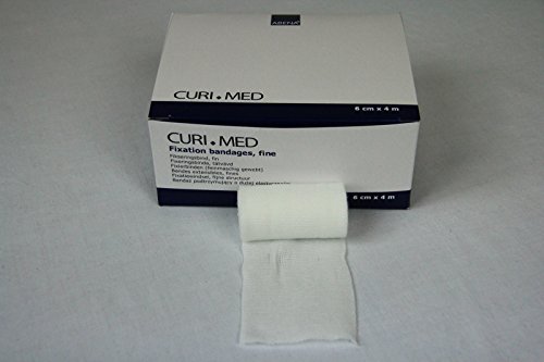 Curi MED Mullfixierbinde - 6 cm x 4 M - Colour blanco elástico - - 20 pcs