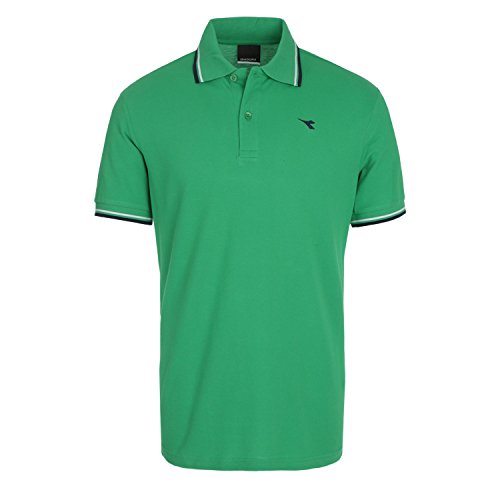 Diadora Sport Polo Men 102161006 PQ - Verde Brillante, X-Large