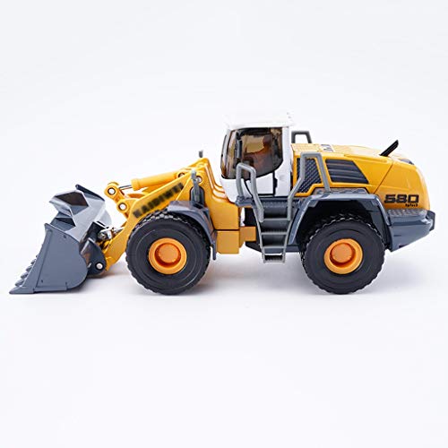 Die-cast Metal Juguete Vehículo 1:50 Carretilla elevadora Modelo de Simulación de Aleación Modelo de Coche de los Juguetes de los Niños de Ingeniería de Coches de la Colección