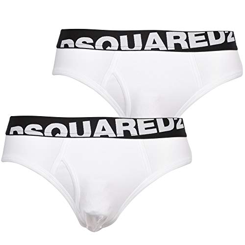 DSQUARED2 2 Slip Hombre Art DCX670030 100 Color foto medida a elegir 100 blanco XXXL