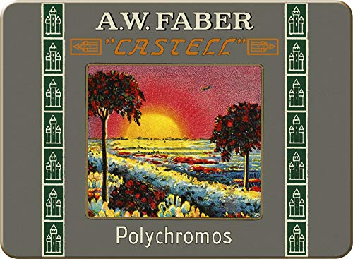 Faber Castell Edición Limitada 111º Aniversario – Lata de 12 lápices cortos de Polychromos Artists'