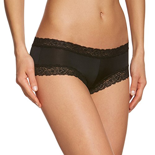 Fabio Farini Culotte Paquete de 6. Bragas con seductores Detalles de Encaje 6X Negro L-XL