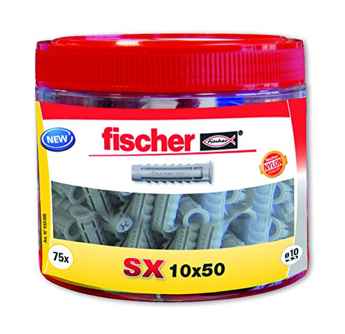 fischer - Round Box Sx 10X50 / (Bote de 75 Uds), 553305