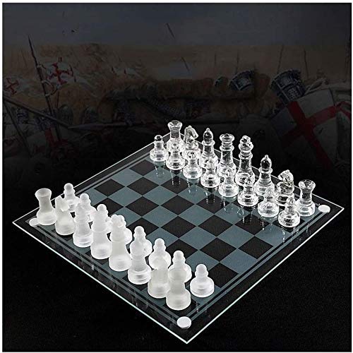 GXY Juego de Ajedrez Juegos Tablero de Viaje Chess Chess Chess Elegant Chess Game International Chess Set Glass Board Chess Juego,a