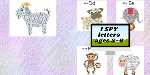 I SPY Letters Ages 2-6: SPY Alphabet for kids (8.5X8.5) (21.59cmX21.59cm). (English Edition)